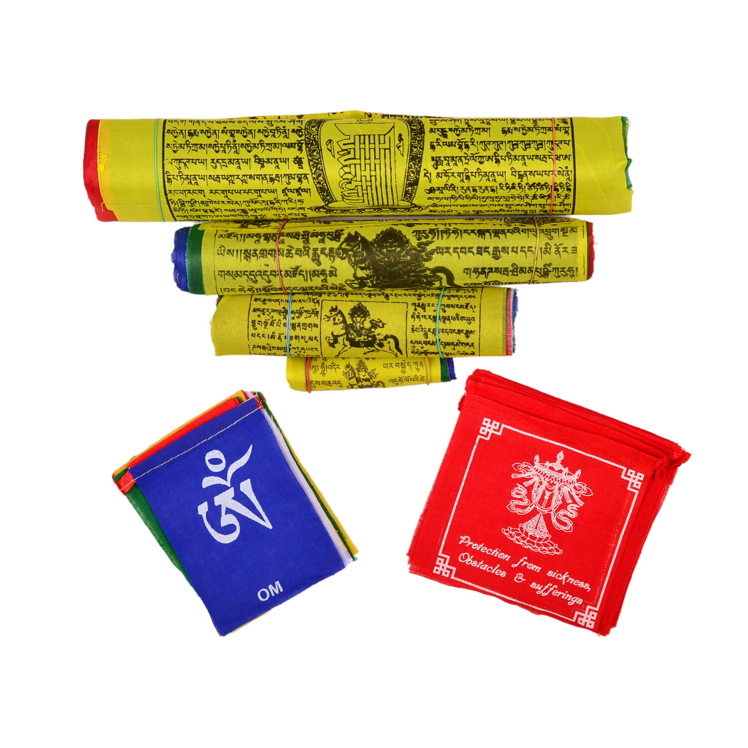 Buddhpur Box Gebetsfahnen: Inhalt