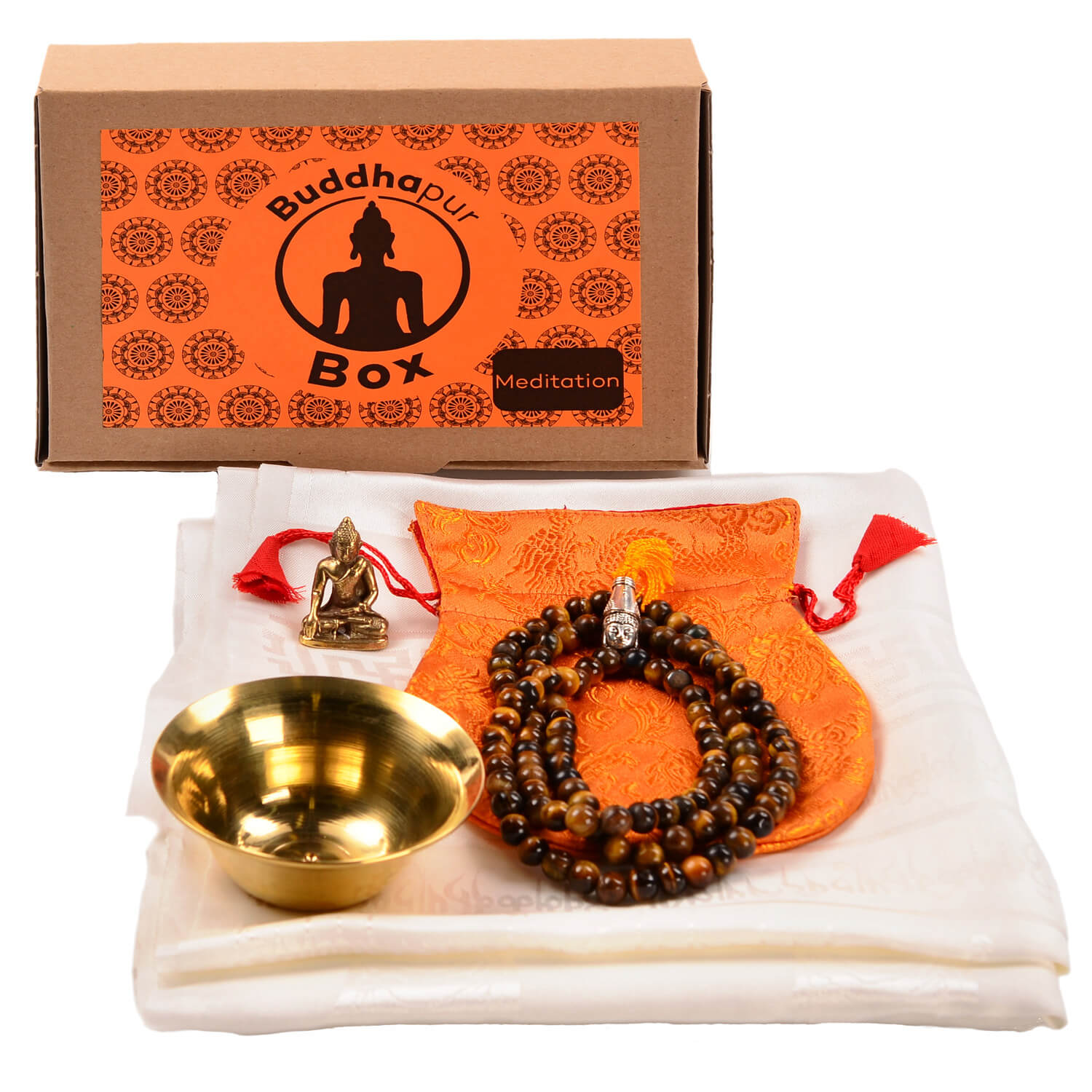 Buddhapur Box Meditation: Inhalt vor Verpackung