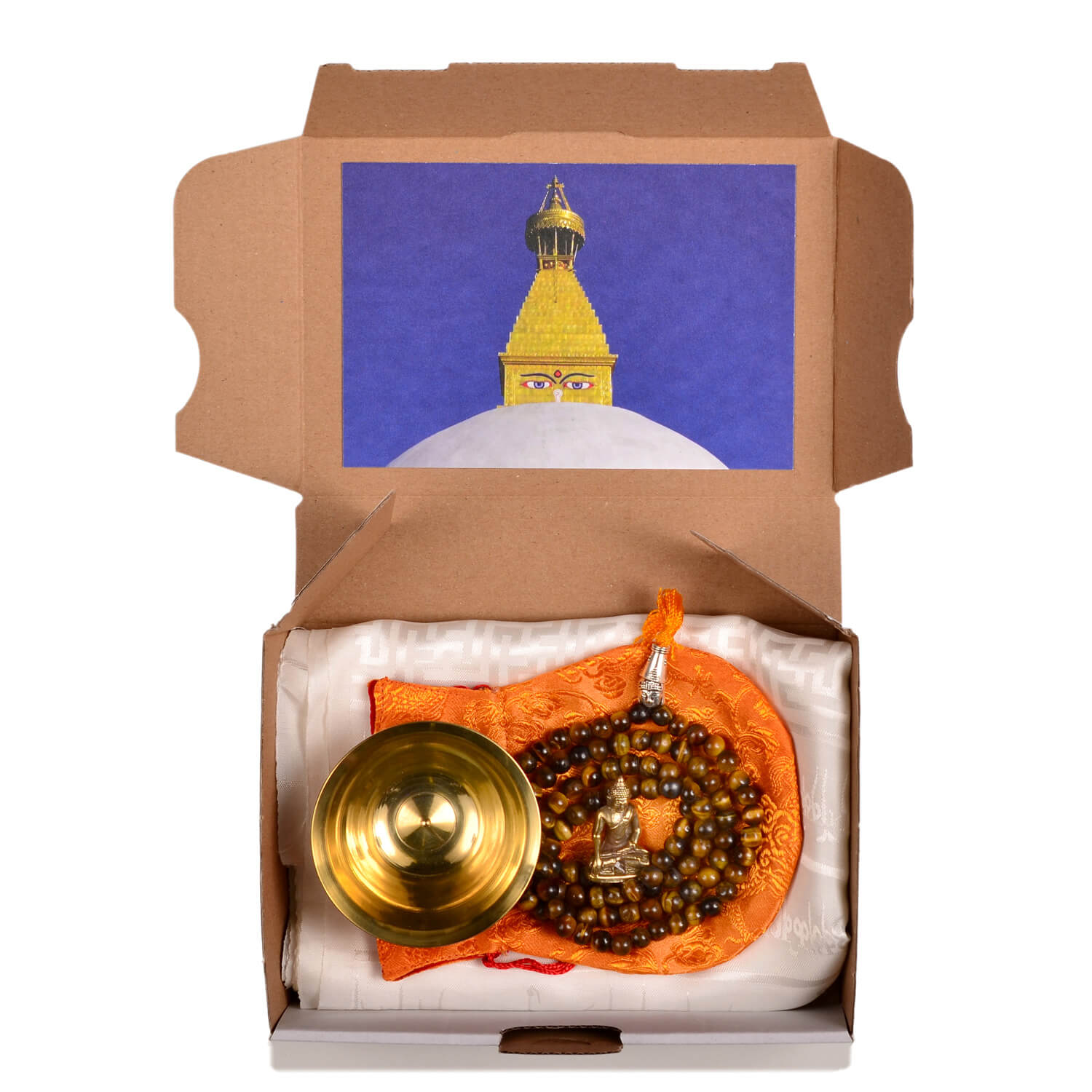 Buddhapur Box Meditation: Inhalt in Verpackung