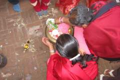 Erster Haarschnitt - Chudakarana - Die Zeremonie beginnt