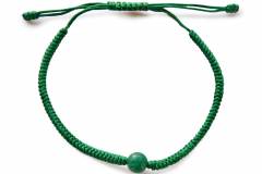 Chakra Armband (Glücksarmband) in Grün mit Jade-Perle