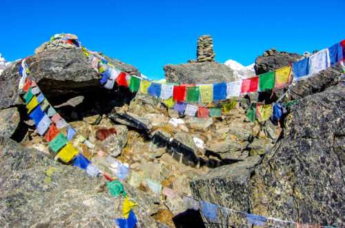 Gebetsfahnen Himalaya, Nepal