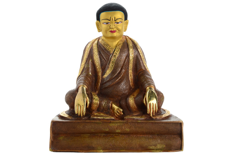 Marpa Statue Feuervergoldet