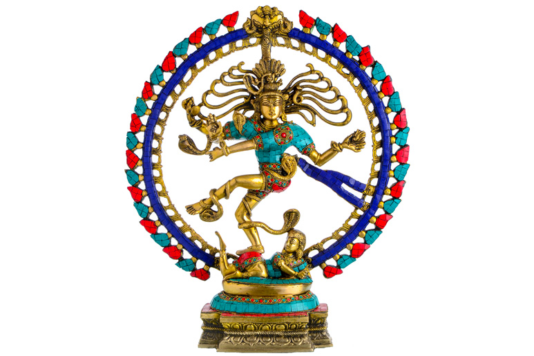 Nataraja Dancing Shiva Statue Mossaik