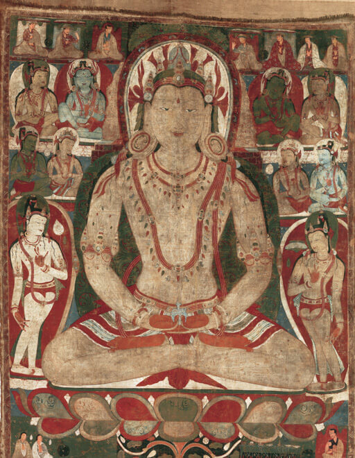 The Buddha Amitayus Attended by Bodhisattvas - 11th or early 12th century - Tibet - MET