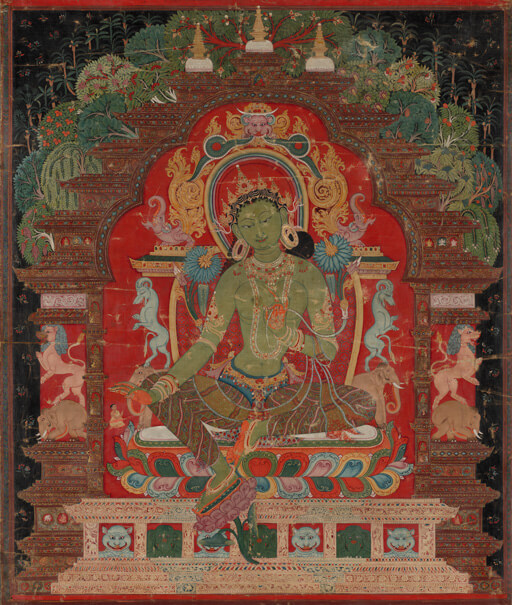 Thangka Green Tara