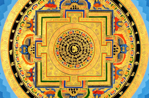 Thangka Mandala Ausschnitt