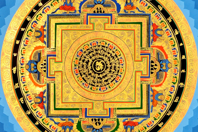 Thangka Mandala Ausschnitt