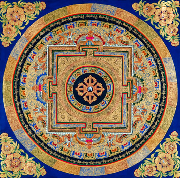 Thangka Mandala Vishvavajra
