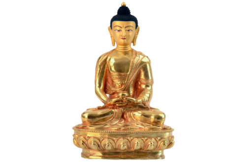 Amitabha Statue Vollfeuervergoldet