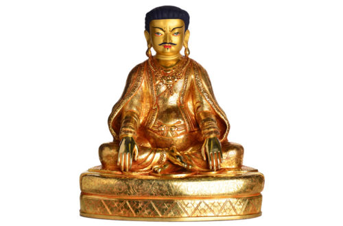 Kagyü Gründer Marpa Statue Vollfeuervergoldet