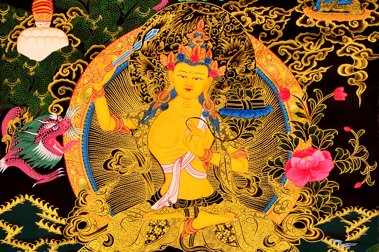 Thangka Manjushri Bodhisattva