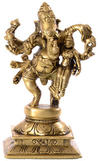 Ganapati mit Lakshmi