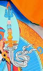 Padmasambhava Detail Khatvanga (Tantrastab)