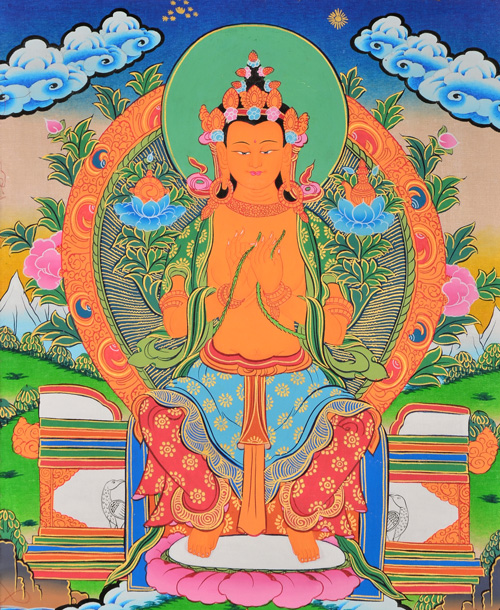 Thangka Maitreya